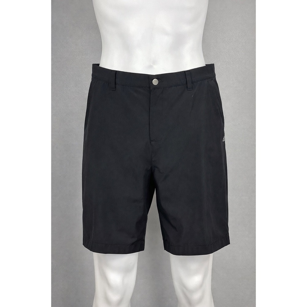 Adidas Golf Shorts Mens 34 Black Excellent Stretch Performance Activewear